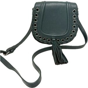 BCBGeneration, Green Crossbody Bag with Tassel